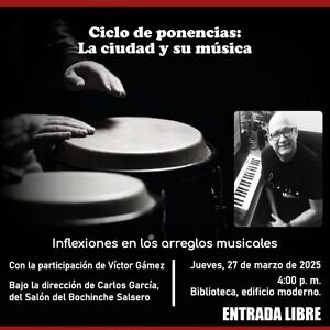 Ciclo de ponencias La ciudad y su música con Víctor Gámez y Carlos García en el MBA