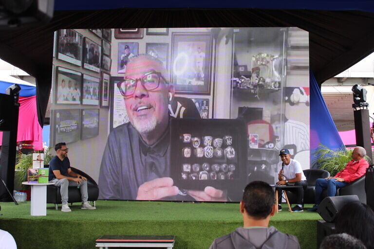 Luis Sojo presentó su libro “Yo mismo soy” en la Filven Miranda