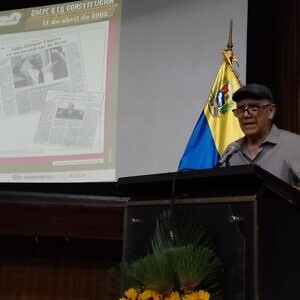 Conmemoraron el 23° aniversario del golpe de abril con exposición y foro en el Museo de Bellas Artes