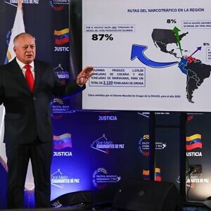 Diosdado Cabello: Se han decomisado 52.769 kilogramos de drogas en lo que va de año
