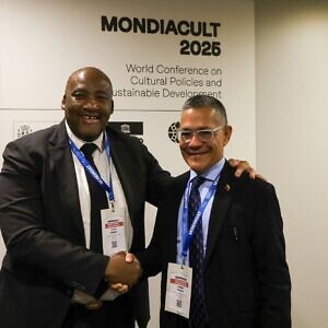 Venezuela y Sudáfrica fortalecen cooperación cultural en Mondiacult 2025