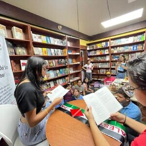 Librerías del Sur realizó gran jornada nacional de solidaridad con Palestina