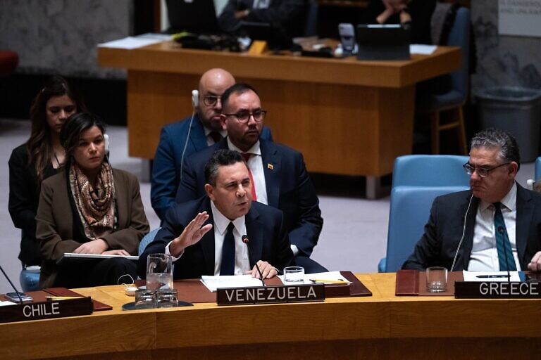 Samuel Moncada denuncia a EE.UU. en el Consejo de Seguridad de la ONU por la “mayor extorsión de la historia” contra Venezuela