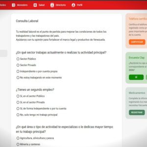 A través del Sistema Patria se inició consulta laboral