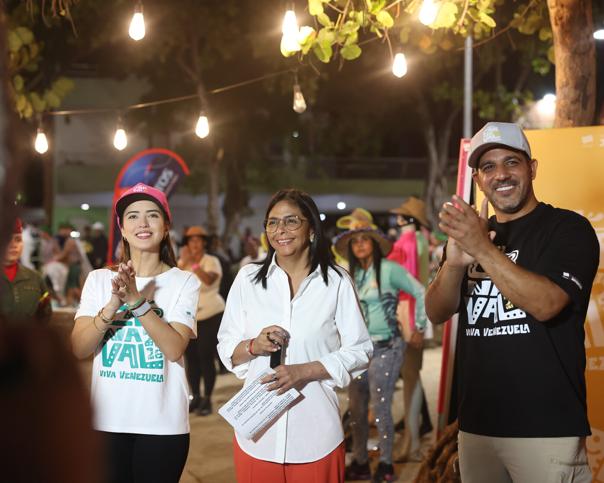 Presidenta encargada inicia celebración de Carnavales 2026