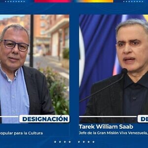 Designado Raúl Cazal como nuevo ministro para la Cultura y Tarek William Saab en la Gran Misión Viva Venezuela Mi Patria Querida