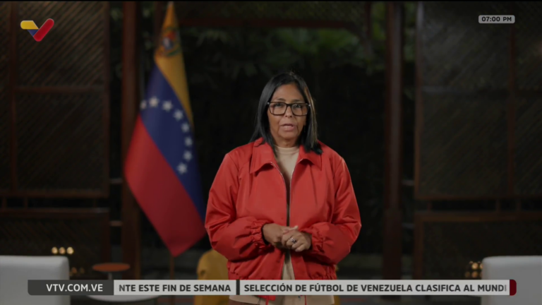 Delcy Rodríguez dio mensaje al país al cumplirse 100 días de su gobierno (+Video)