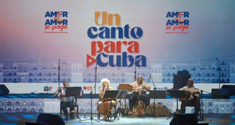 Realizaron concierto “Amor con Amor se Paga” en Caracas contra el bloqueo a Cuba (+Video)