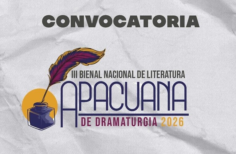 III Bienales de Literatura Apacuana y César Rengifo 2026 se centrarán en las Artes Escénicas 🗓