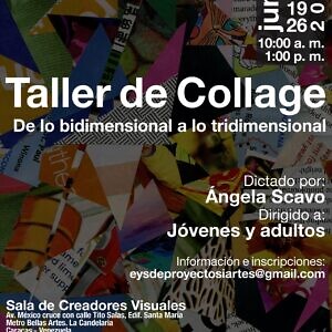Dictarán en junio taller de collage “De lo bidimensional a lo tridimensional”