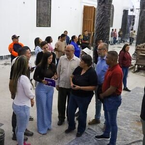 Inspeccionan rehabilitación de Iglesia de San Luis Rey en Villa de Cura
