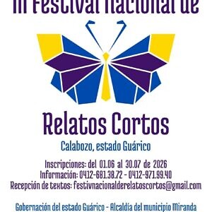 Abierta convocatoria para III Festival Nacional de Relatos Cortos 2026