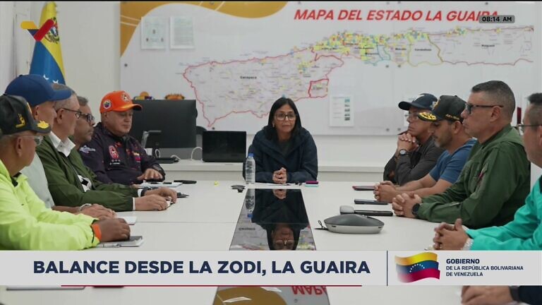 Delcy Rodríguez: Cifra de fallecidos por terremotos asciende a 589