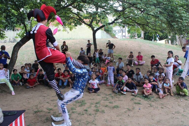Cultores de la Ruta de la Esperanza llevaron arte y abrazos a La Pastora, Sucre y Altagracia