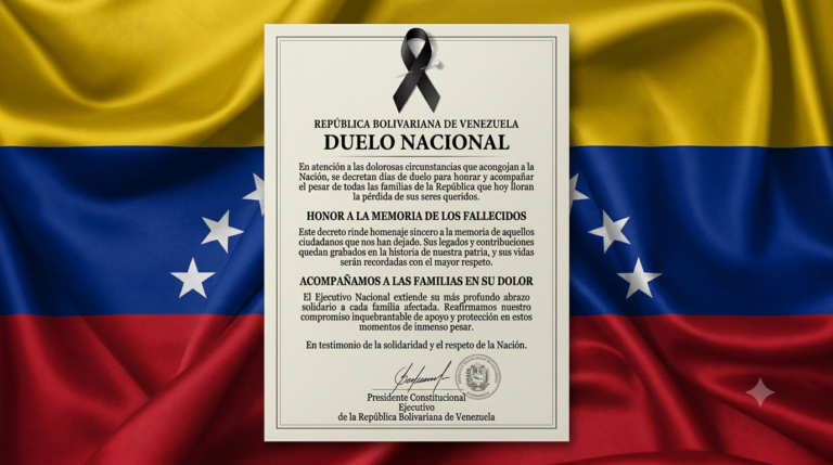 Delcy Rodríguez decreta 7 días de Duelo Nacional en Venezuela tras los devastadores terremotos