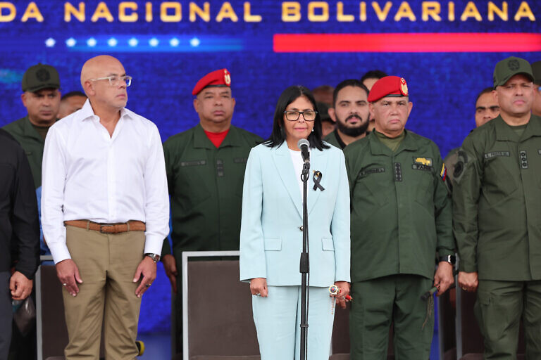 Delcy Rodríguez defendió este 5 de Julio el despliegue de la FANB para atender la tragedia: “¡La orden la di yo y me hago responsable!”