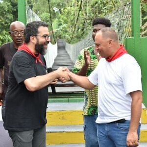 Reinauguran el histórico puente colgante “Chinchorro bailarín” de Panaquire