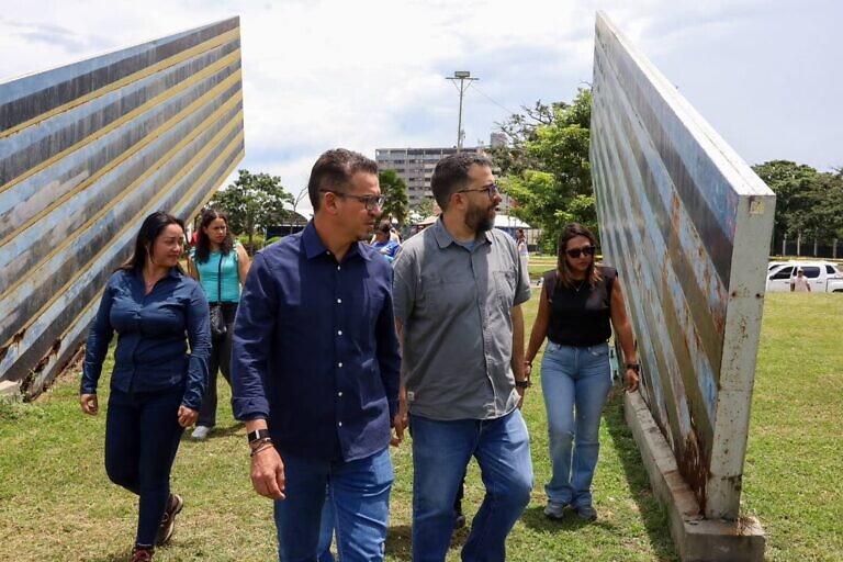 Conformarán mesa técnica para la restauración del “Monumento al Sol Naciente” en Barquisimeto