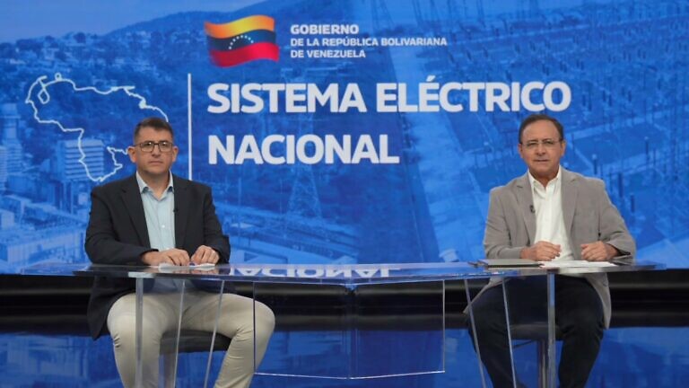 Ministro de Energía Eléctrica y Presidente de Corpoelec emiten mensaje a la nación detallando trabajos para solucionar problemas eléctricos