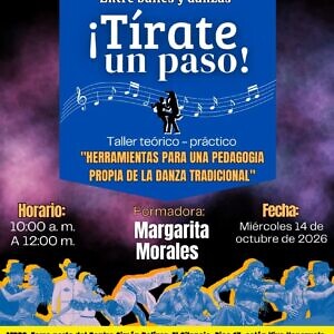 Tallero Herramientas para una pedagogía propia de la danza tradicional este miércoles en el IAEM